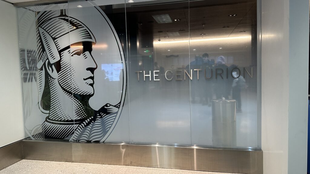 The Centurion Lounge Entrance